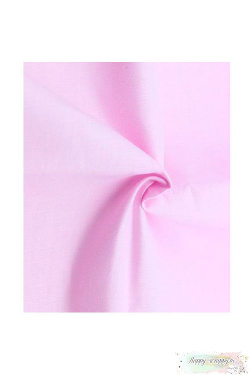 Ткань светло-розовая однотонная
