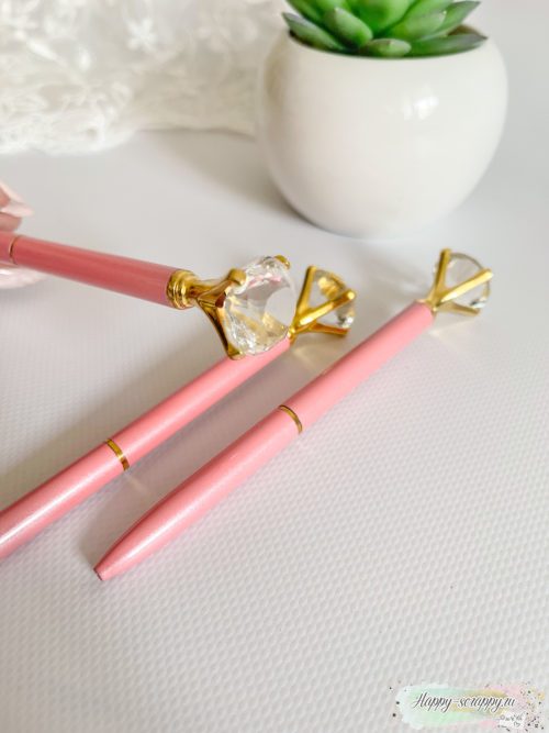 Ручка "Бриллиант" розовая1