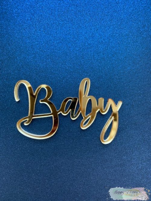 Акриловая надпись "Baby"