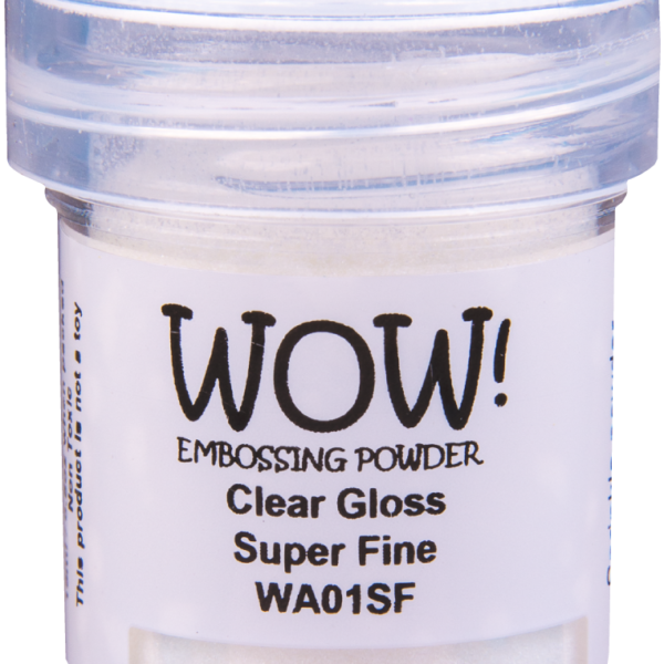 Прозрачная пудра для эмбоссинга "Clear Gloss - Super Fine" от WOW
