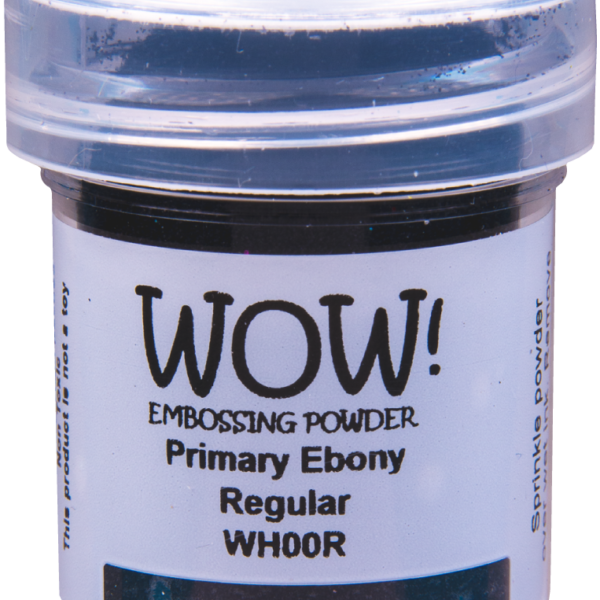 Пудра для эмбоссинга (первичные цвета) "Primary Ebony - Regular" от WOW