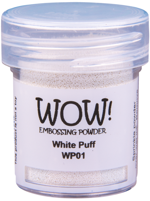Пудра для эмбоссинга для создания "пухлости" - White Puff от WOW